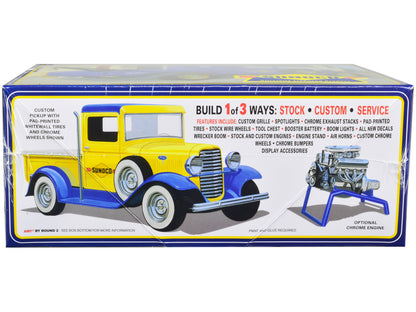 Skill 2 Model Kit 1934 Ford Pickup Truck "Sunoco" 3 in 1 Kit 1/25 Scale Model