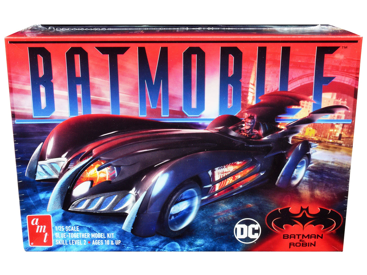 Skill 2 Model Kit Batmobile "Batman & Robin" (1997) Movie 1/25 Scale Model