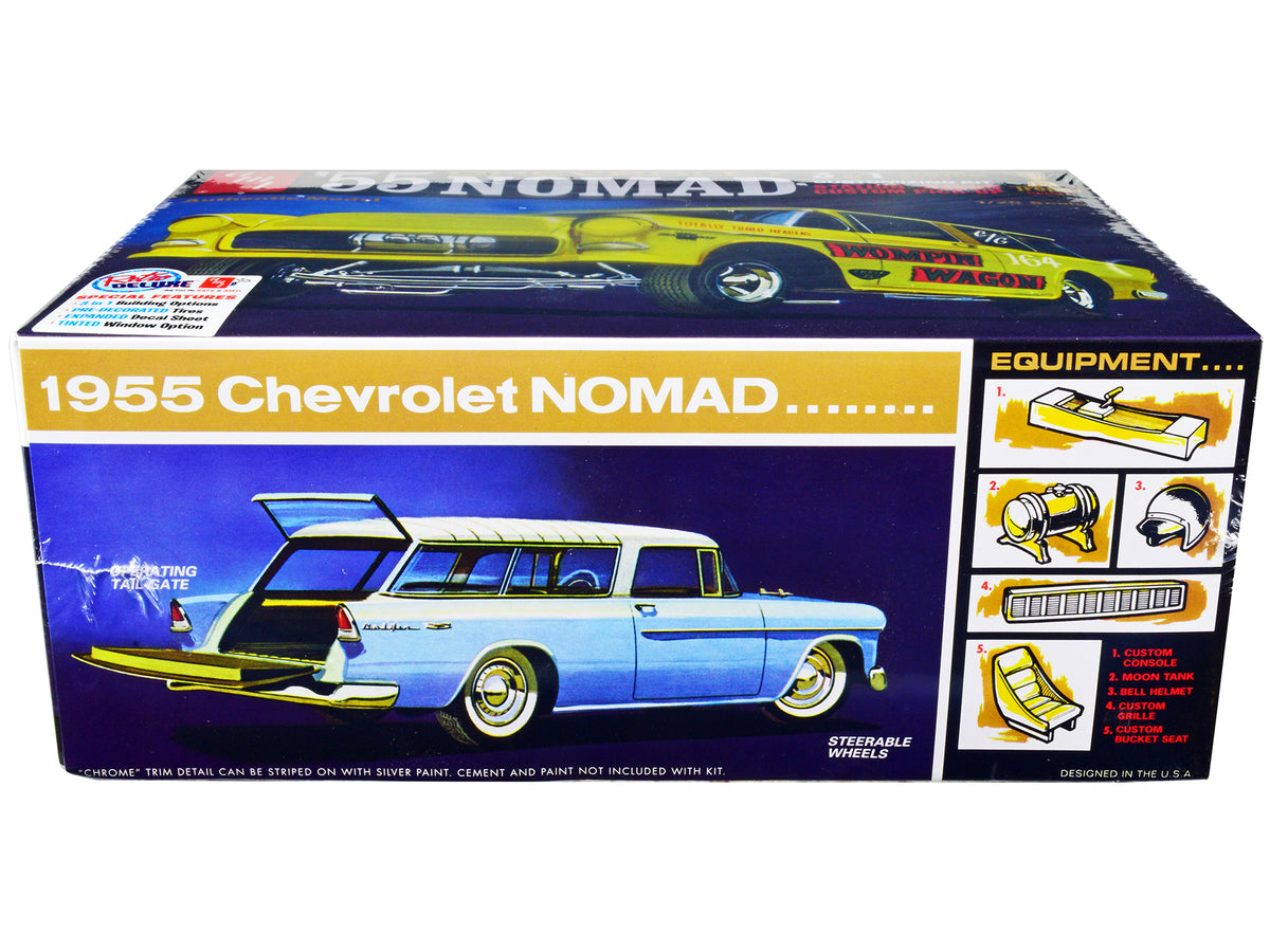 Skill 2 Model Kit 1955 Chevrolet Nomad 3-in-1 Kit "Trophy Series" 1/25 Scale Model