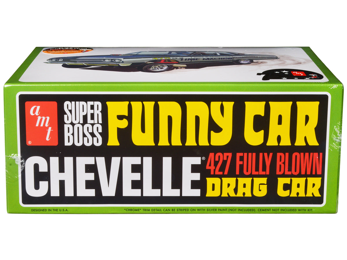 Skill 2 Model Kit 1965 Chevrolet Chevelle AWB Funny Car "Time Machine" 1/25 Scale Model