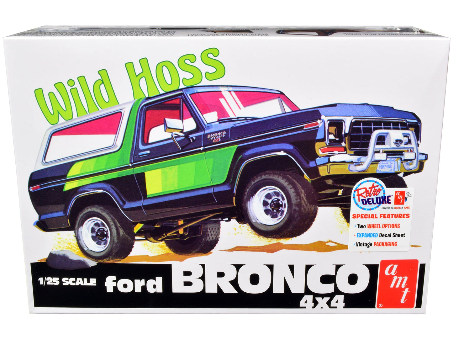 Skill 2 Model Kit Ford Bronco 4X4 "Wild Hoss" 1/25 Scale Model