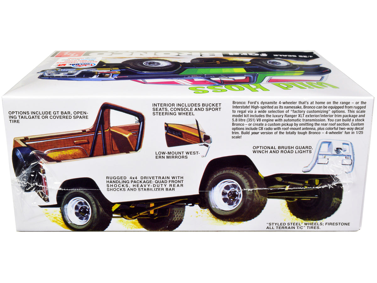Skill 2 Model Kit Ford Bronco 4X4 "Wild Hoss" 1/25 Scale Model