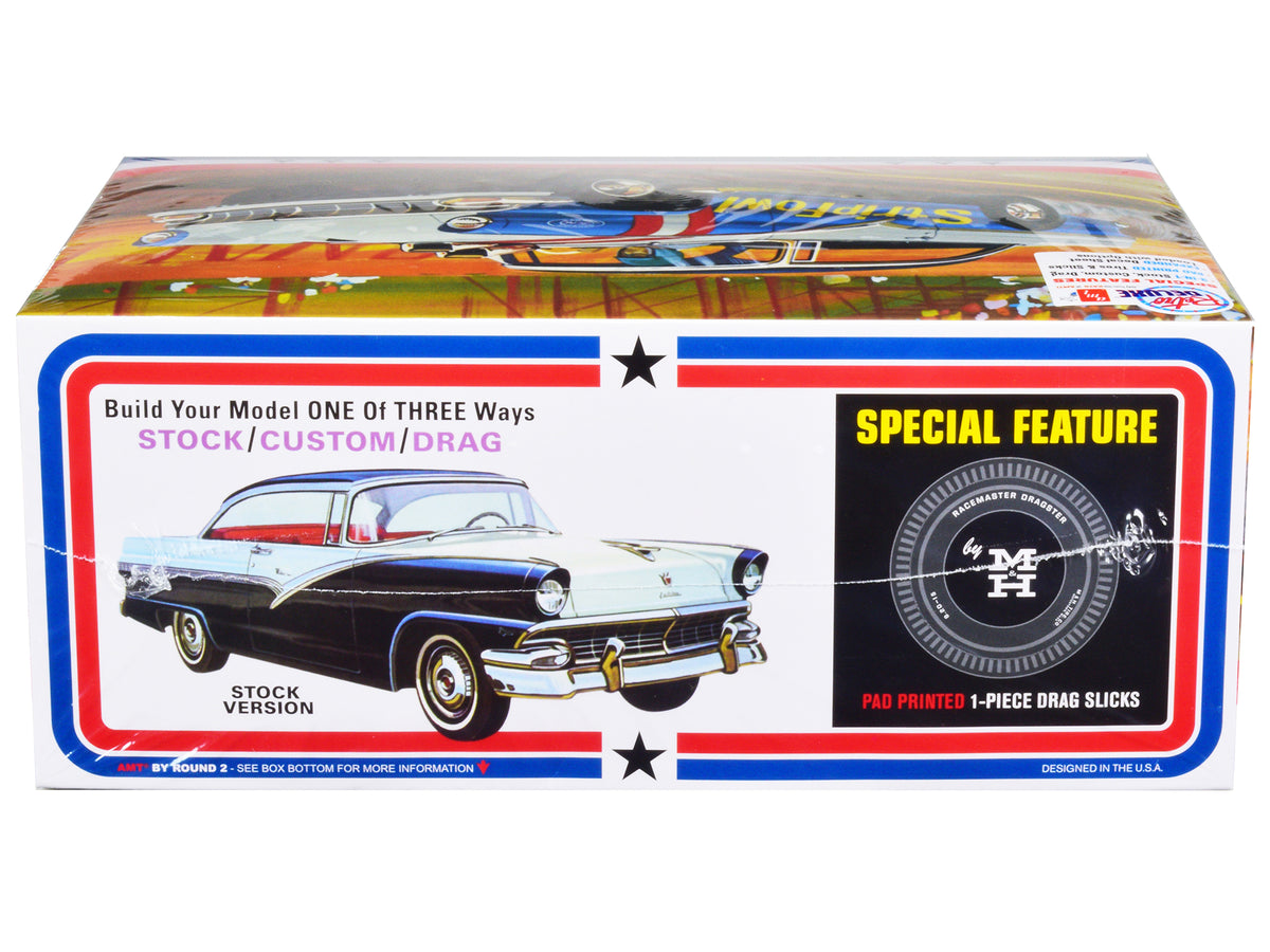 Skill 2 Model Kit 1956 Ford Victoria Hardtop 3 in 1 Kit 1/25 Scale Model