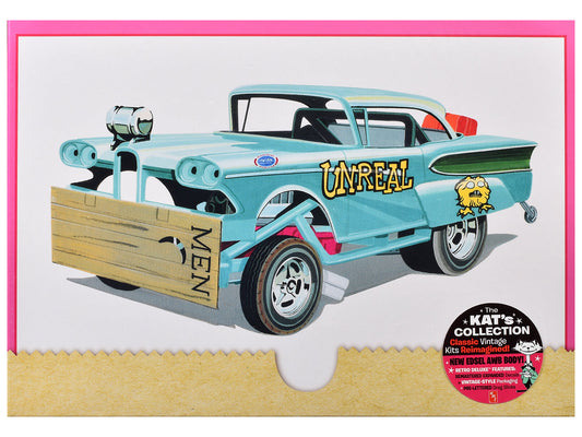 Skill 2 Model Kit of 1958 Edsel Funny Car "Unreal" 1/25 Scale Model