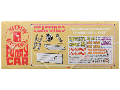 Skill 2 Model Kit of 1958 Edsel Funny Car "Unreal" 1/25 Scale Model