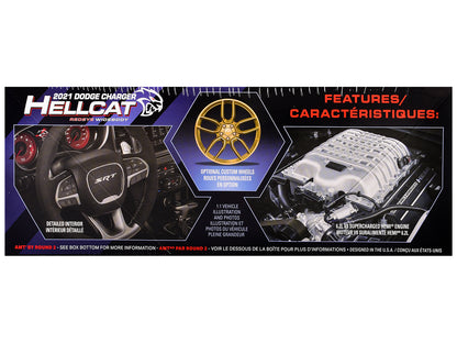 Skill 2 Model Kit 2021 Dodge Charger Hellcat Redeye Widebody 1/25 Scale Model