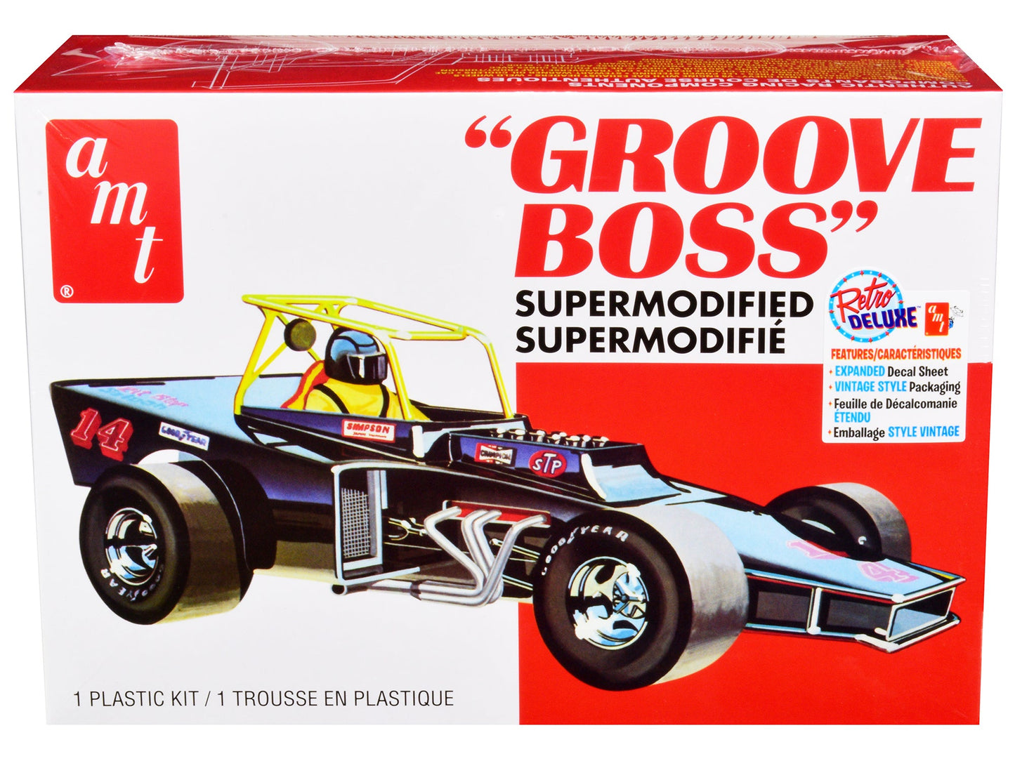 Skill 2 Model Kit "Groove Boss" Supermodified Racer 1/25 Scale Model
