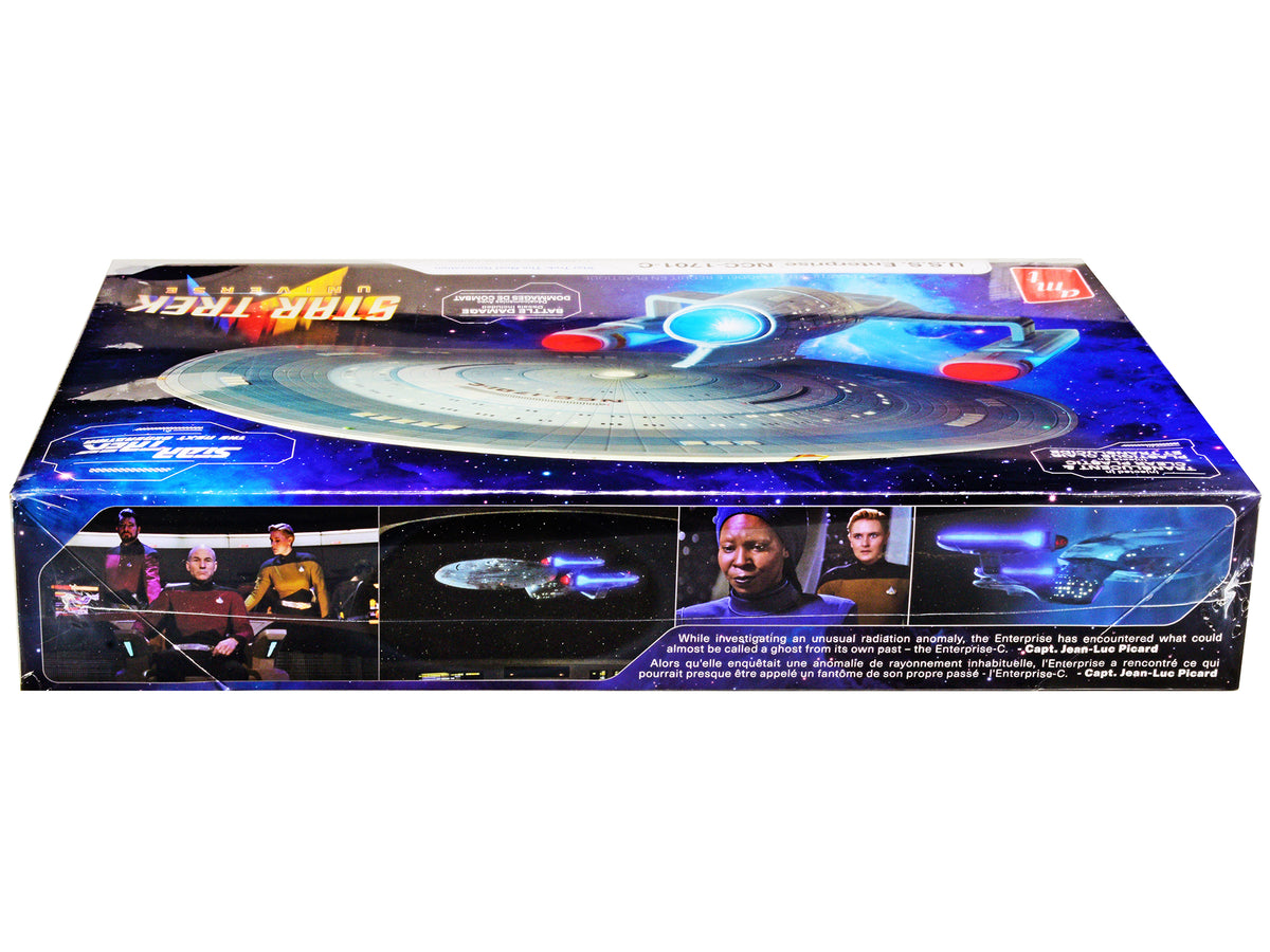 Skill 2 Model Kit U.S.S. Enterprise NCC-1701-C Space Ship "Star Trek: The Next Generation" (1987) TV Series 1/1400 Scale Model