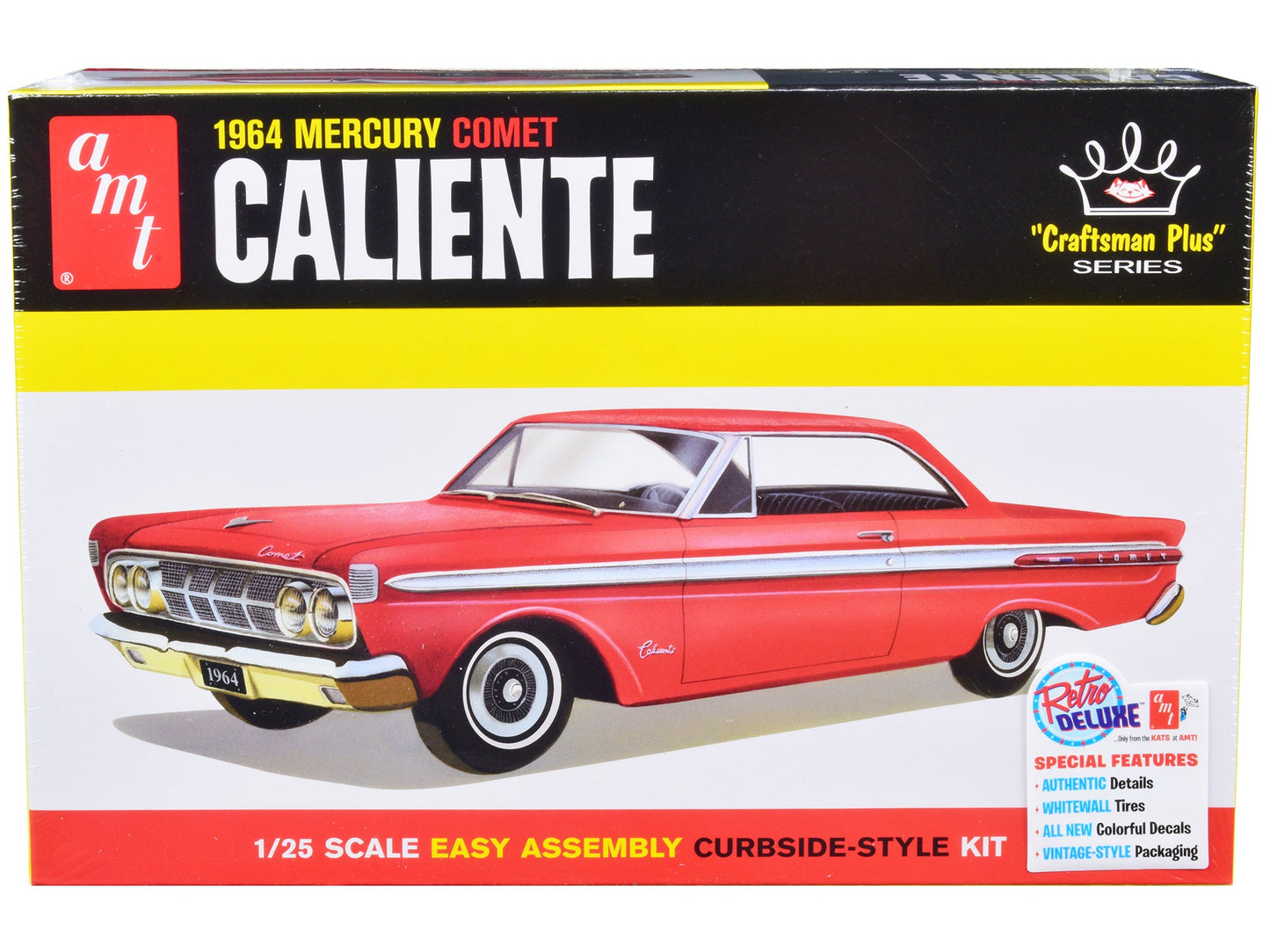 Skill 2 Model Kit 1964 Mercury Comet Caliente "Craftsman Plus" Series 1/25 Scale Model