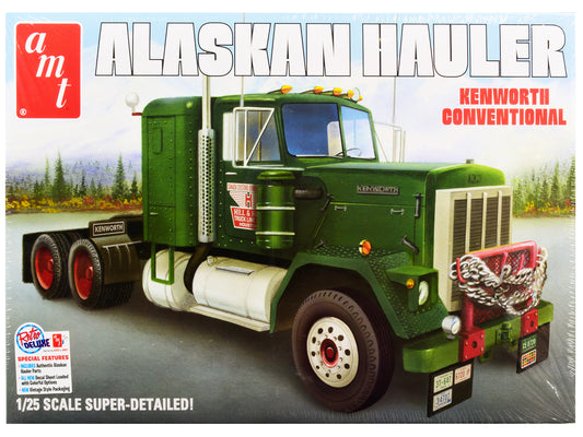 Skill 3 Model Kit Kenworth Conventional Tractor "Alaskan Hauler" 1/25 Scale Model