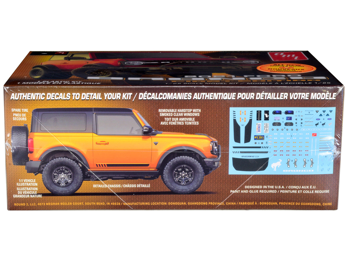 Skill 2 Model Kit 2021 Ford Bronco First Edition 1/25 Scale Model