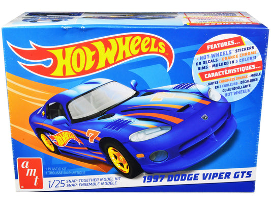Skill 1 Snap Model Kit 1997 Dodge Viper GTS "Hot Wheels" 1/25 Scale Model