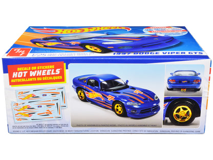 Skill 1 Snap Model Kit 1997 Dodge Viper GTS "Hot Wheels" 1/25 Scale Model