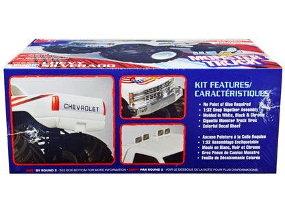 Skill 1 Snap Model Kit Chevrolet Silverado "USA-1" Monster Truck 1/32 Scale Model