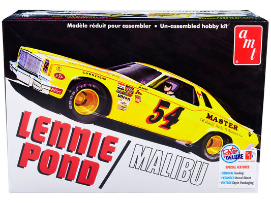 Skill 2 Model Kit 1974 Chevrolet Malibu Stock Car #54 Lennie Pond 1/25 Scale Model
