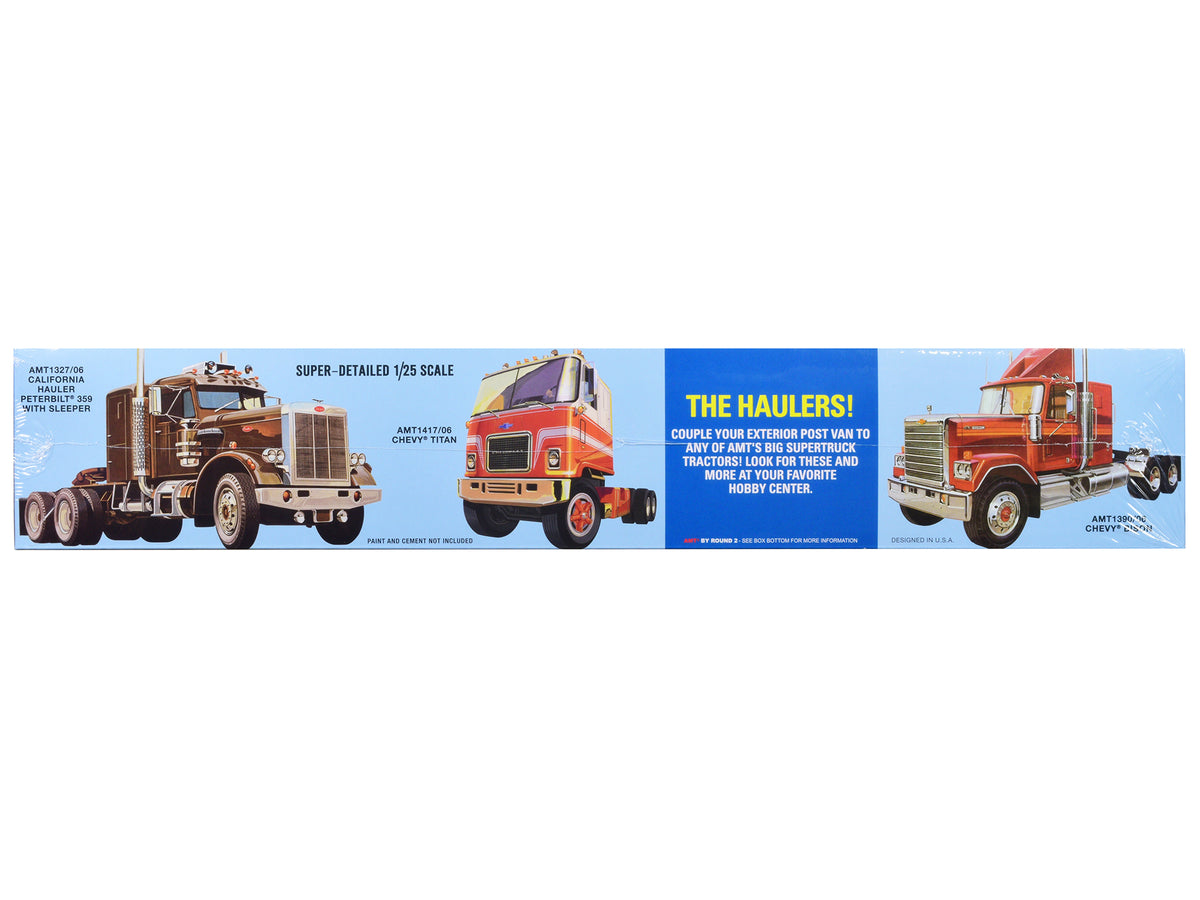 Skill 3 Model Kit Fruehauf Forty Foot Exterior Post Van Trailer "Dohrn Transfer Co." 1/25 Scale Model