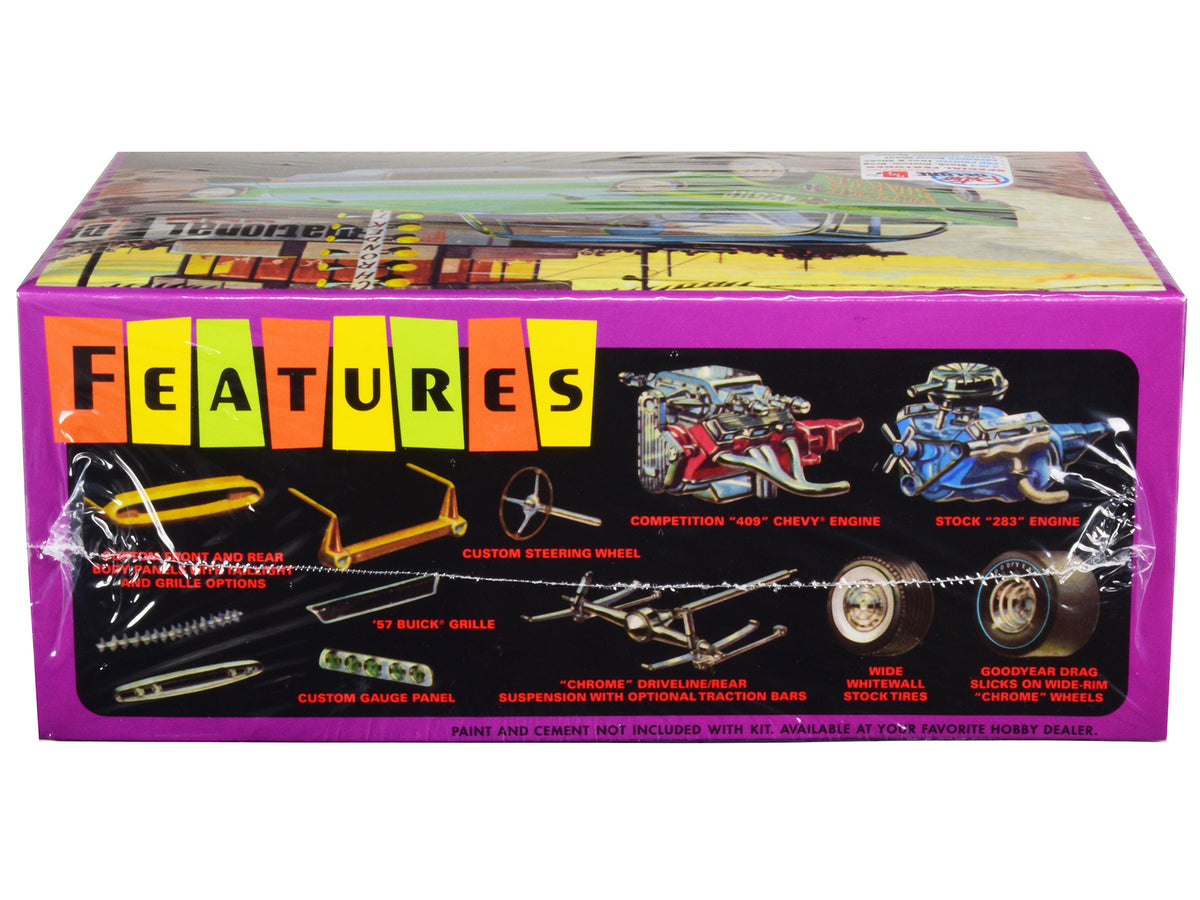 Skill 2 Model Kit 1957 Chevrolet Bel Air "Pepper Shaker" 3 in 1 Kit 1/25 Scale Model