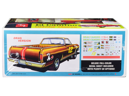Skill 2 Model Kit 1965 Chevrolet El Camino with Camper 3-in-1 Kit 1/25 Scale Model