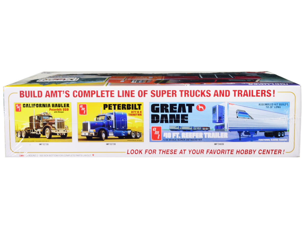 Skill 3 Model Kit Peterbilt 352 Pacemaker Cabover Tractor "Coors" 1/25 Scale Model