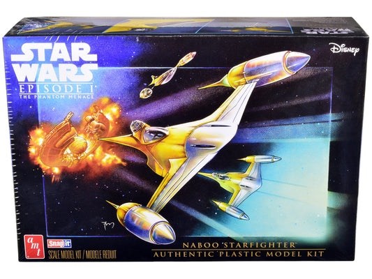 Skill 2 Model Kit Naboo Starfighter Spaceship "Star Wars: Episode I - The Phantom Menace" (1999) Movie 1/48 Scale Model