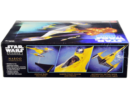 Skill 2 Model Kit Naboo Starfighter Spaceship "Star Wars: Episode I - The Phantom Menace" (1999) Movie 1/48 Scale Model