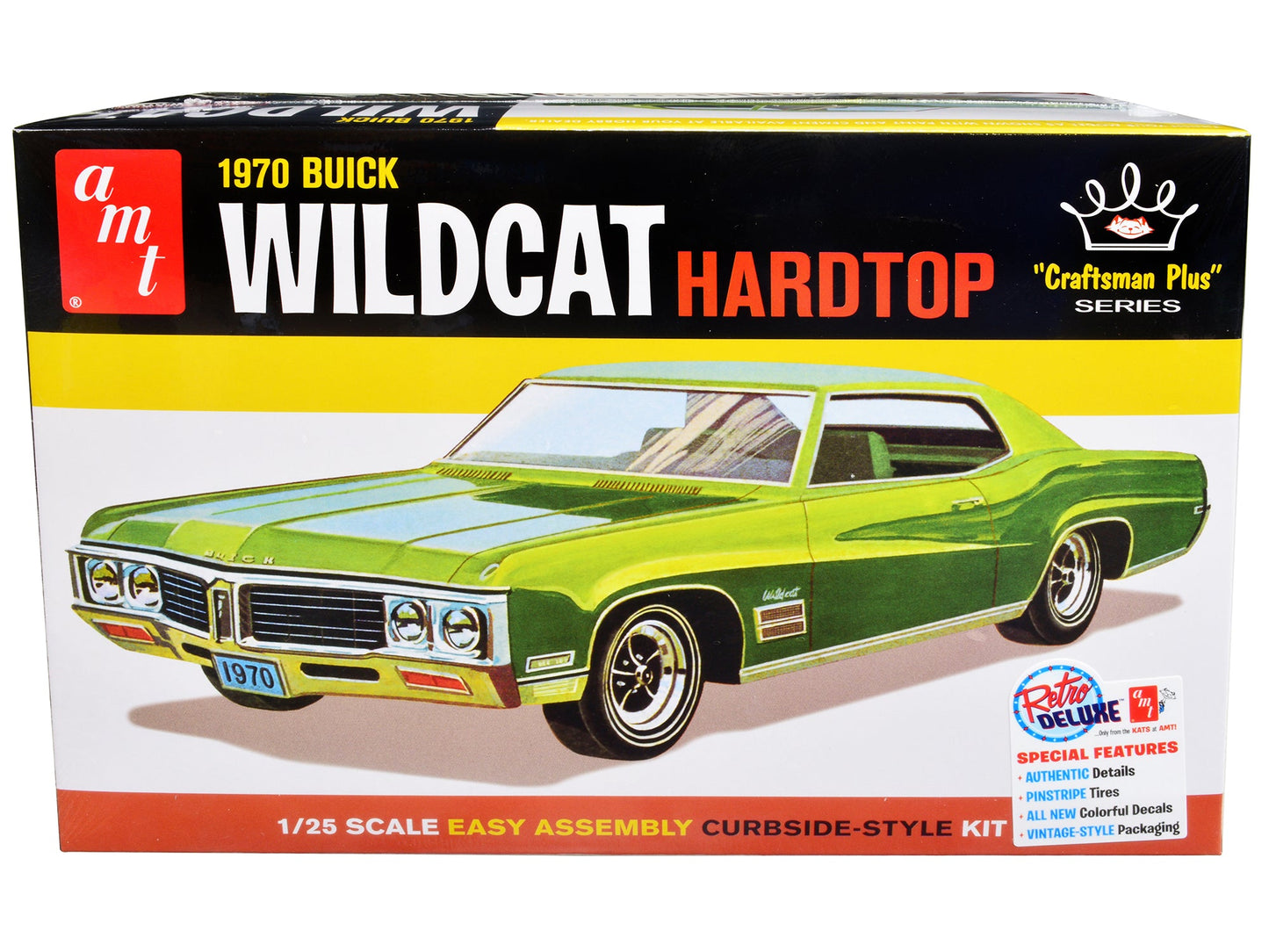 Skill 2 Model Kit 1970 Buick Wildcat Hardtop "Craftsman Plus" Series 1/25 Scale Model