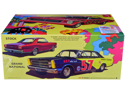 Skill 2 Model Kit 1966 Ford Galaxie 500 Hardtop "Sweet Bippy" 4-in-1 Kit 1/25 Scale Model