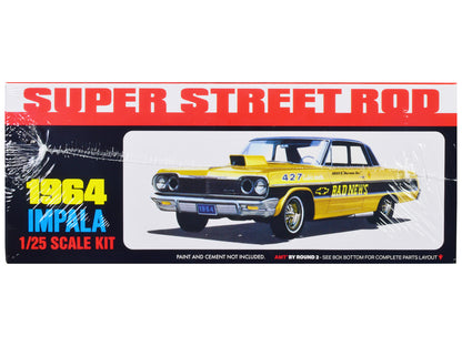 Skill 2 Model Kit 1964 Chevrolet Impala "Super Street Rod" 3-in-1 Kit 1/25 Scale Model