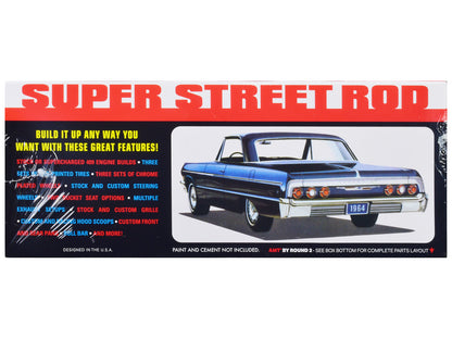 Skill 2 Model Kit 1964 Chevrolet Impala "Super Street Rod" 3-in-1 Kit 1/25 Scale Model