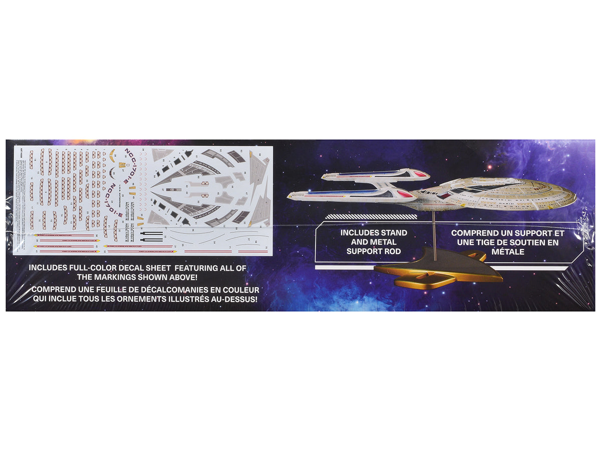 Skill 2 Model Kit U.S.S. Enterprise NCC-1701-E Space Ship "Star Trek: First Contact" (1996) Movie 1/1400 Scale Model