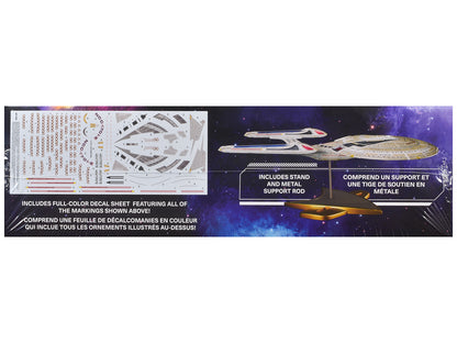 Skill 2 Model Kit U.S.S. Enterprise NCC-1701-E Space Ship "Star Trek: First Contact" (1996) Movie 1/1400 Scale Model