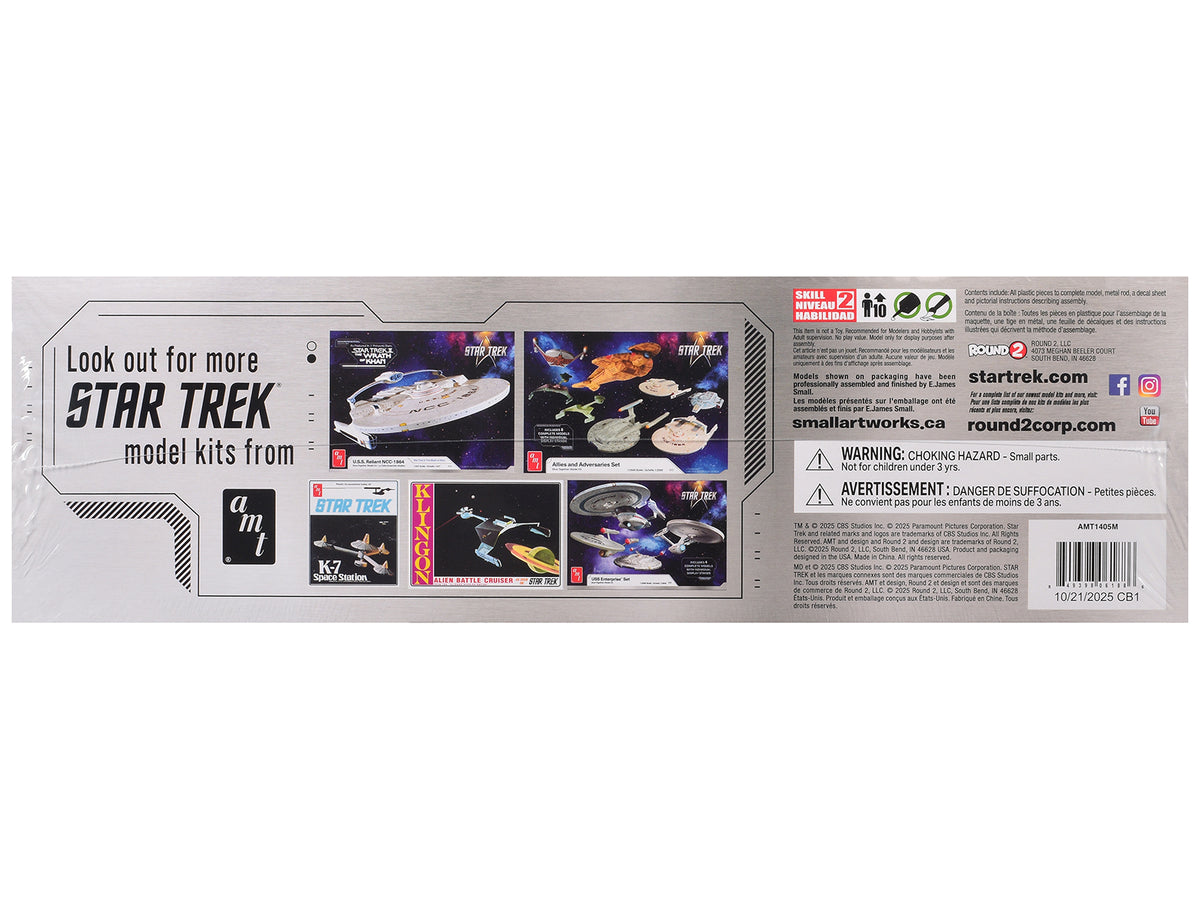 Skill 2 Model Kit U.S.S. Enterprise NCC-1701-E Space Ship "Star Trek: First Contact" (1996) Movie 1/1400 Scale Model