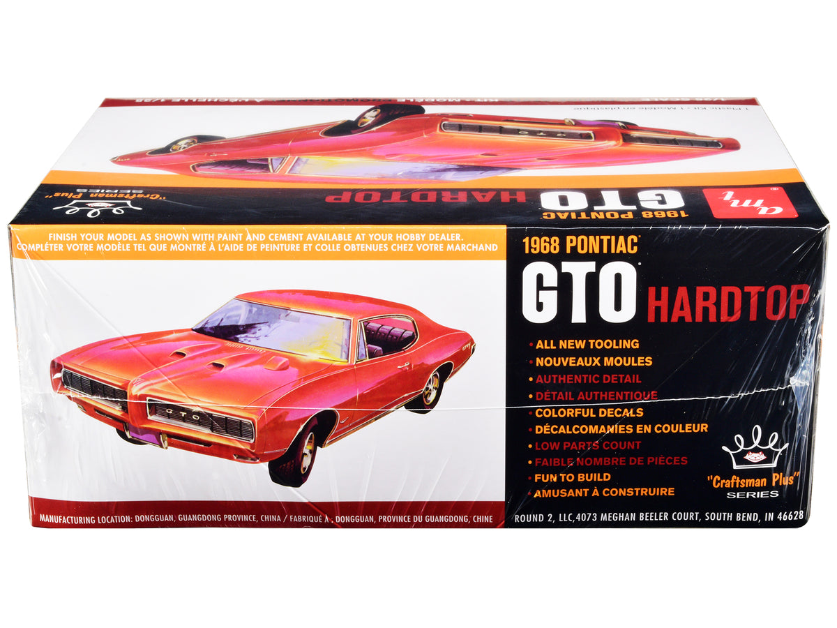 Skill 2 Model Kit 1968 Pontiac GTO Hardtop "Craftsman Plus" Series 1/25 Scale Model