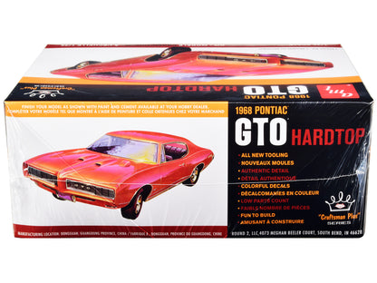 Skill 2 Model Kit 1968 Pontiac GTO Hardtop "Craftsman Plus" Series 1/25 Scale Model