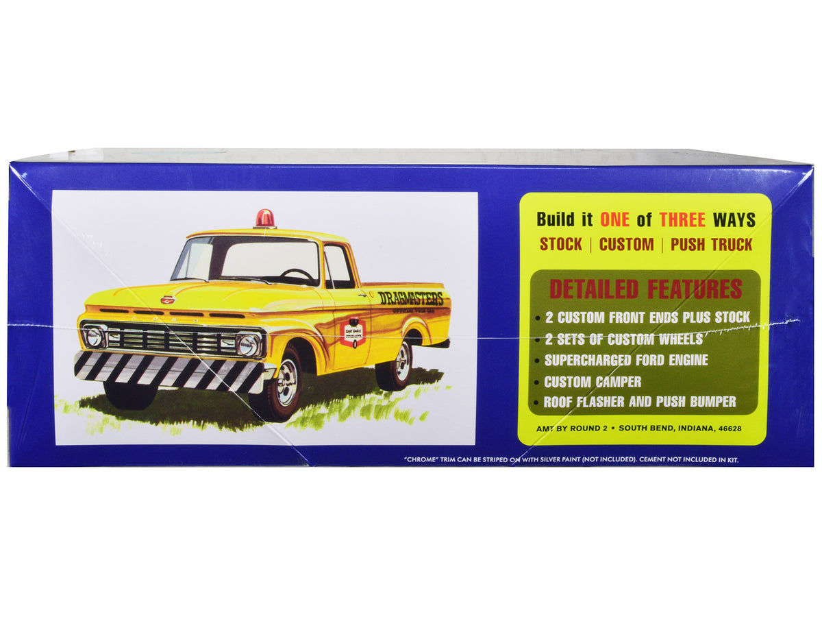 Skill 2 Model Kit 1963 Ford F-100 Camper Pickup Truck 3-in-1 Kit 1/25 Scale Model