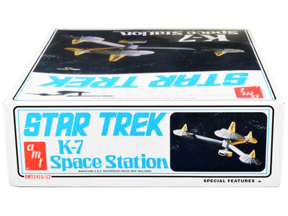 Skill 2 Model Kit K-7 Space Station "Star Trek" (1966-1969) TV Series 1/7600 Scale Model