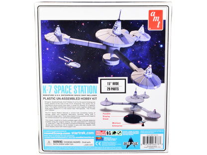 Skill 2 Model Kit K-7 Space Station "Star Trek" (1966-1969) TV Series 1/7600 Scale Model