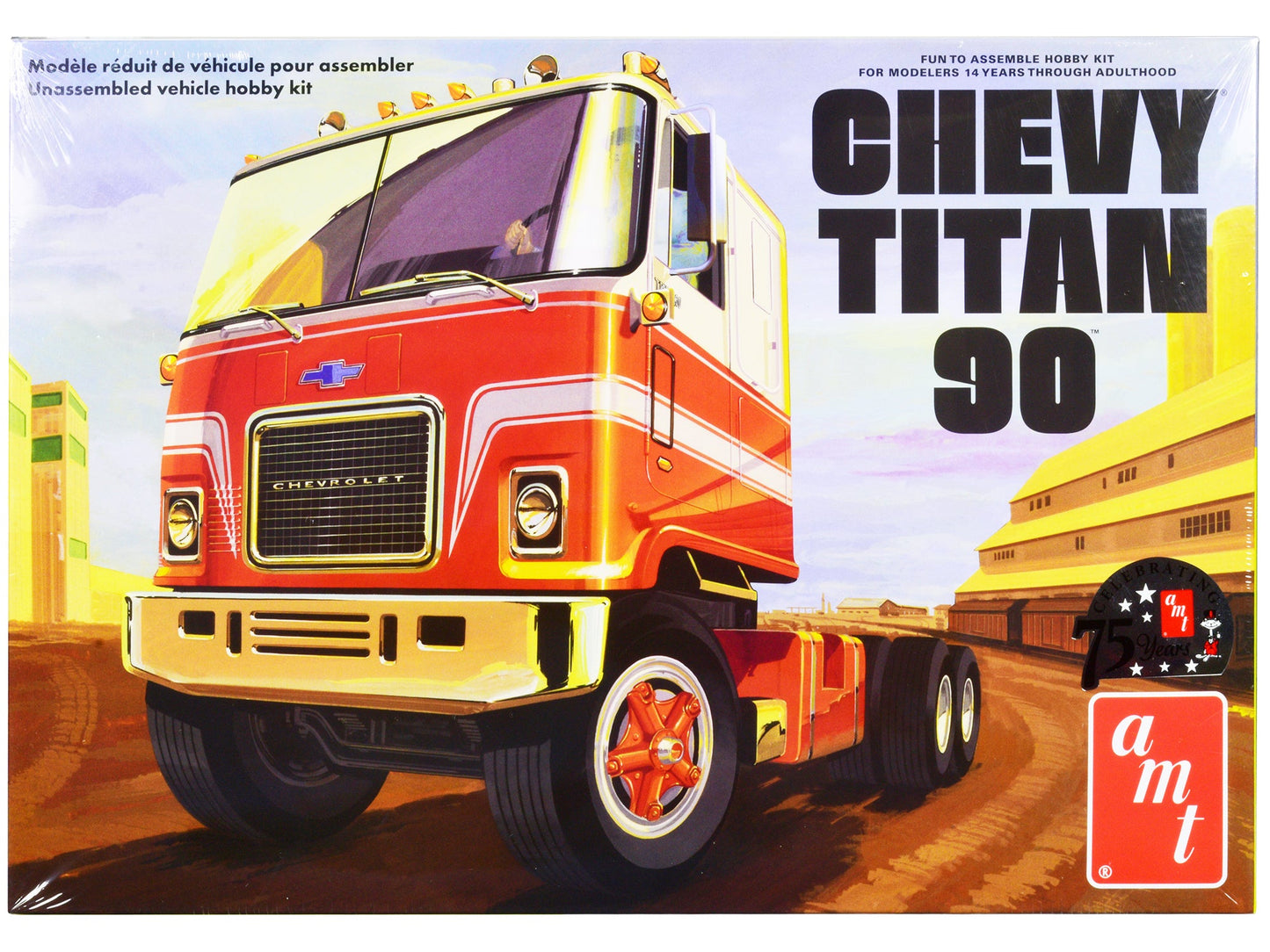 Skill 3 Model Kit Chevrolet Titan 90 Tractor Truck 1/25 Scale Model