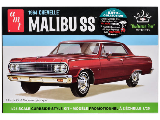 Skill 2 Model Kit 1964 Chevrolet Chevelle Malibu SS "Craftsman Plus" Series 1/25 Scale Model