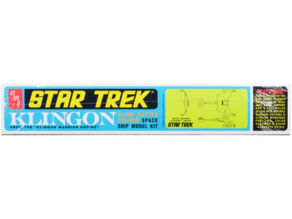 Skill 2 Model Kit "Klingon Warrior Empire" Alien Battle Cruiser "Star Trek" (1966-1969) TV Series 1/650 Scale Model