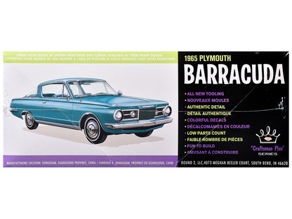 Skill 2 Model Kit 1965 Plymouth Barracuda "Craftsman Plus" Series 1/25 Scale Model