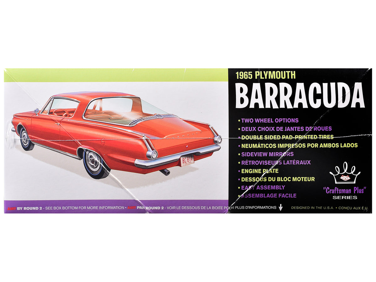 Skill 2 Model Kit 1965 Plymouth Barracuda "Craftsman Plus" Series 1/25 Scale Model