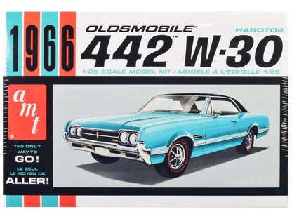 Skill 2 Model Kit 1966 Oldsmobile 442 W-30 Hardtop 1/25 Scale Model