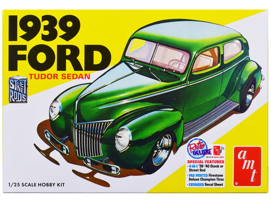 Skill 2 Model Kit 1939 Ford Tudor Sedan "Street Rod" Series 1/25 Scale Model