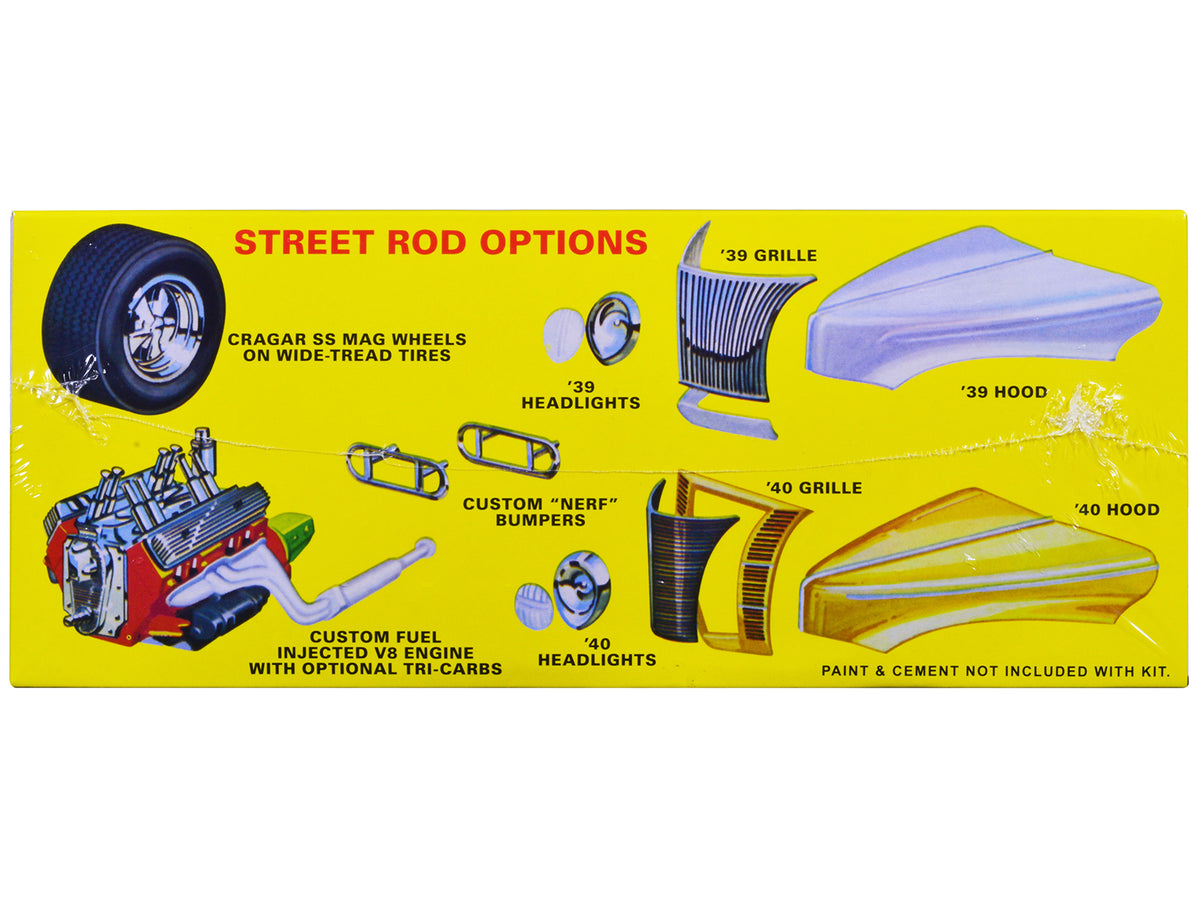 Skill 2 Model Kit 1939 Ford Tudor Sedan "Street Rod" Series 1/25 Scale Model