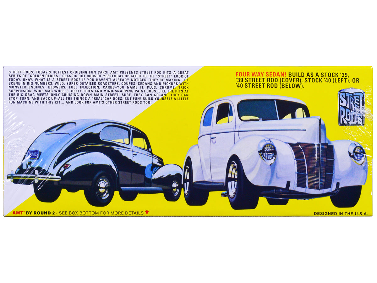 Skill 2 Model Kit 1939 Ford Tudor Sedan "Street Rod" Series 1/25 Scale Model