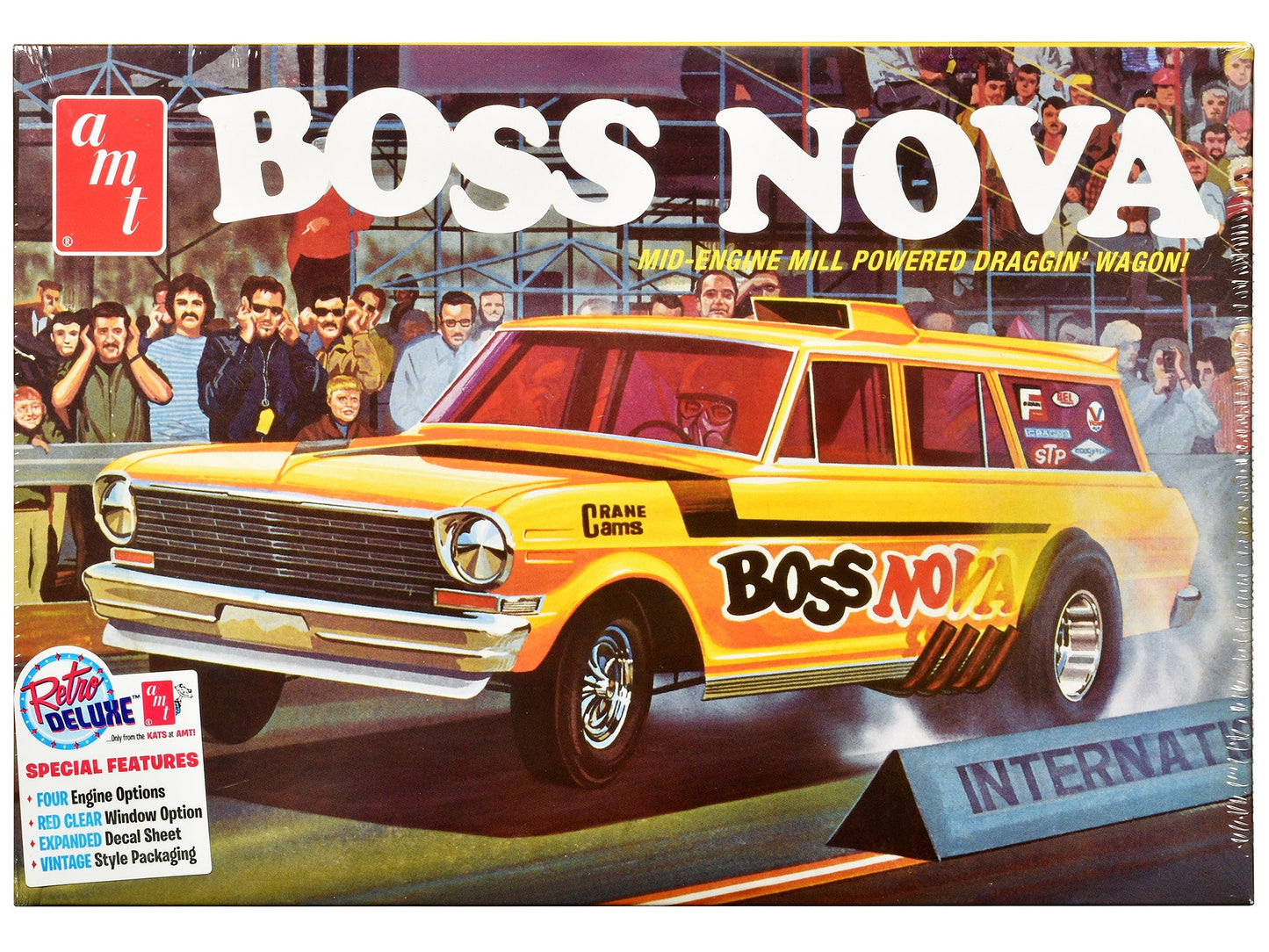 Skill 2 Model Kit Boss Nova Funny Car 1/25 Scale Model