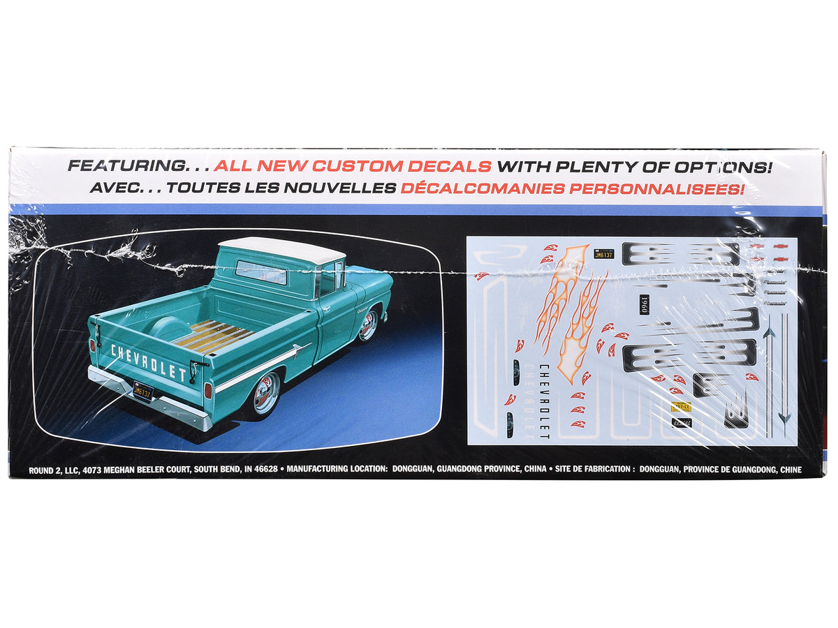 Skill 2 Model Kit 1960 Chevrolet Apache Pickup Truck "Kustom Kruisers" 1/25 Scale Model