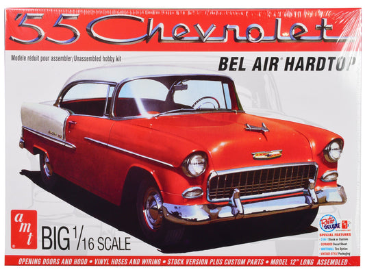 Skill 3 Model Kit 1955 Chevrolet Bel Air Hardtop 1/16 Scale Model