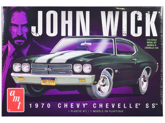 Skill 2 Model Kit 1970 Chevrolet Chevelle SS "John Wick" (2014) Movie 1/25 Scale Model